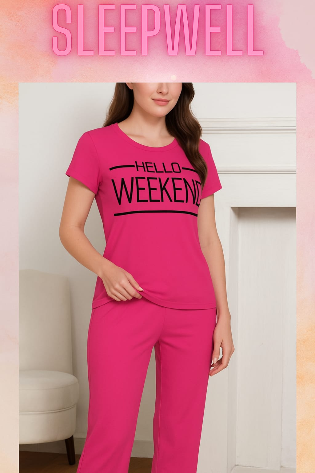 Pink Pajama Sleepwear & Loungewear For Women