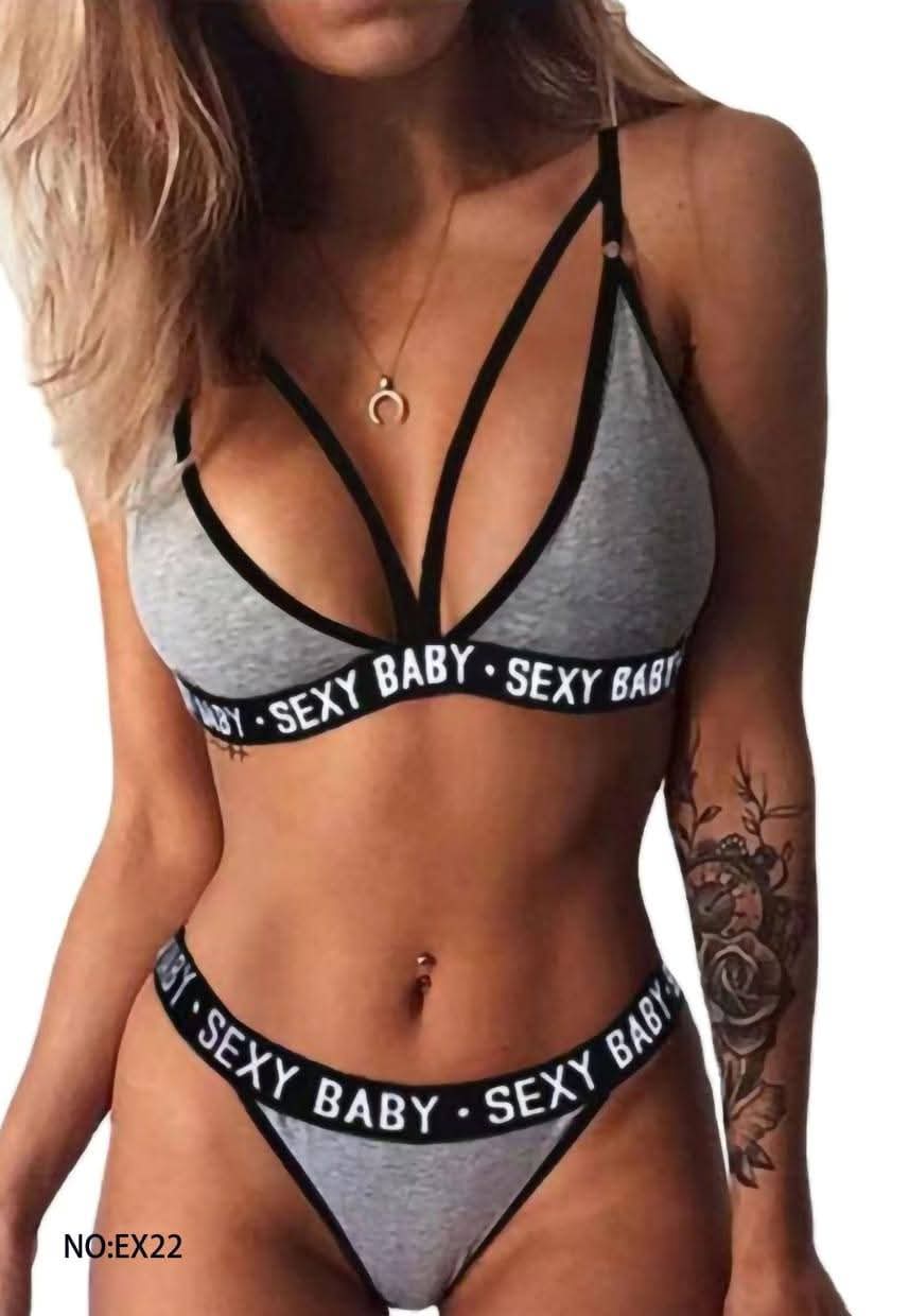 Triangle Bold Bikini Set.