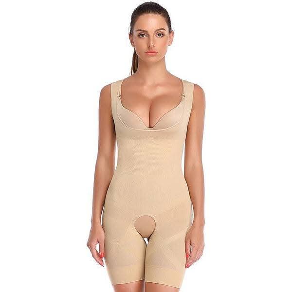 Open-Bust Seamless Tummy Control Body Shaper
