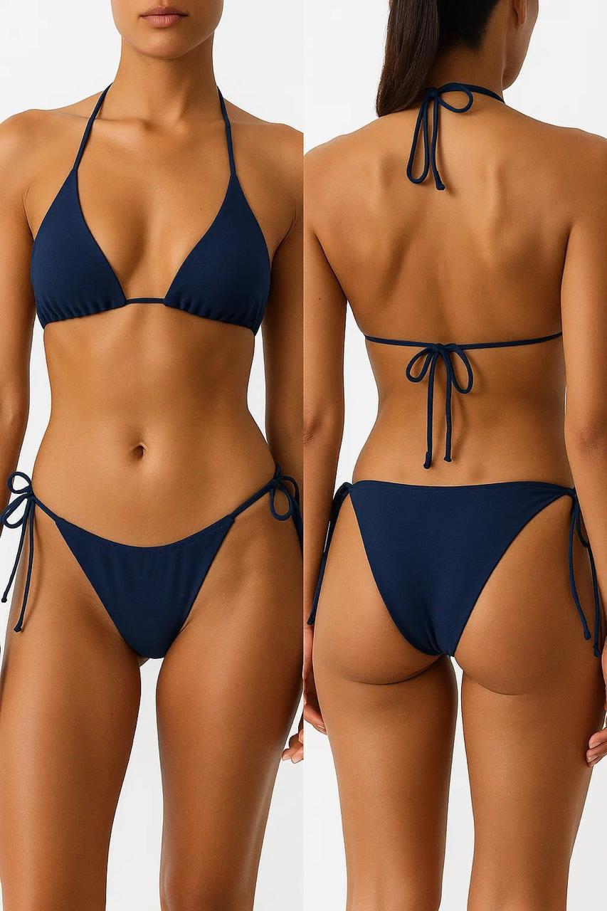 Sexy Adjustable String Bikini – Triangle Bra & Panty Set