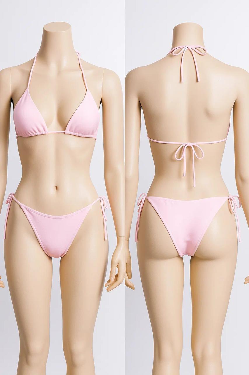 Sexy Adjustable String Bikini – Triangle Bra & Panty Set